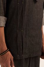 Load image into Gallery viewer, BEJOY DENIM SET-BLACK