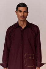 Load image into Gallery viewer, DOODLE PATHANI KURTA SET-VINO