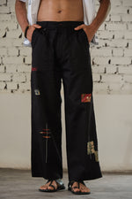 Load image into Gallery viewer, JENAB PANTS-BLACK