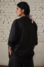 Load image into Gallery viewer, JAIPUR OVERSIZED SHIRT-GULLY BLACK