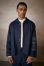 Load image into Gallery viewer, JENAB SHACKET-NAVY