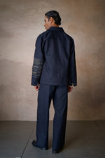 Load image into Gallery viewer, JENAB SHACKET SET-NAVY (SET OF2)