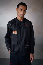 Load image into Gallery viewer, JENAB SHACKET SET-BLACK (SET OF2)