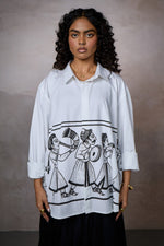 Load image into Gallery viewer, JASHN OVERSIZED SHIRT-INK