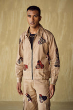 Load image into Gallery viewer, PATCHWORK JACKET-KHAKI