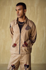 Load image into Gallery viewer, PATCHWORK JACKET-KHAKI