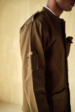 Load image into Gallery viewer, THE PATRIOT INDIE JACKET-KHAKHI GREEN