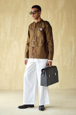 Load image into Gallery viewer, THE PATRIOT INDIE JACKET-KHAKHI GREEN