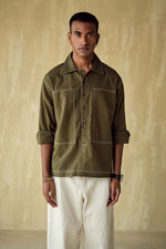 Load image into Gallery viewer, COUNTRY SIDE SHIRT-OLIVE
