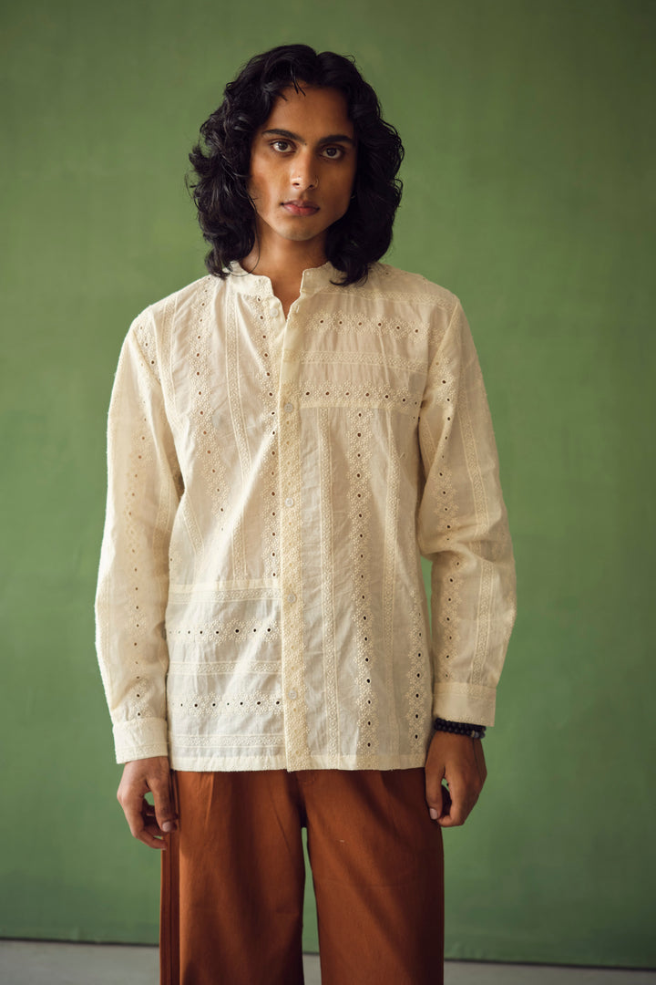 ZORA INDIE SHIRT-EMBROIDERED