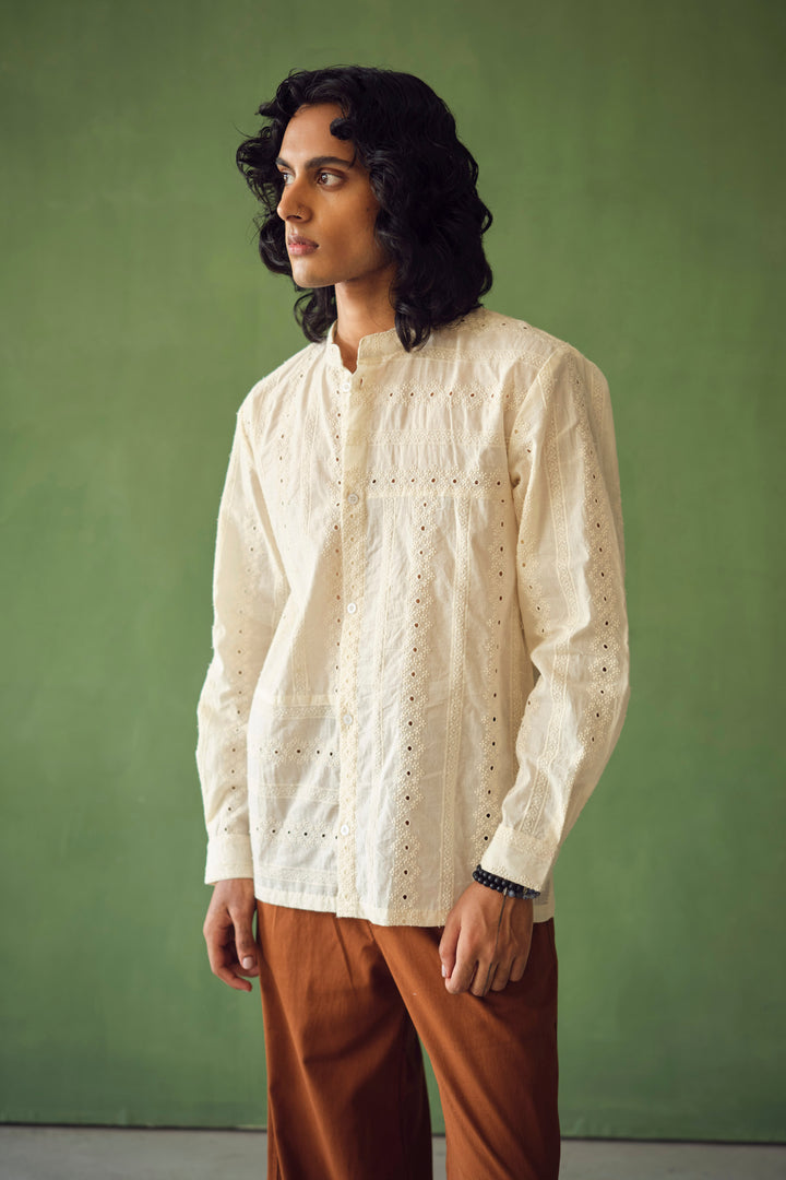 ZORA INDIE SHIRT-EMBROIDERED