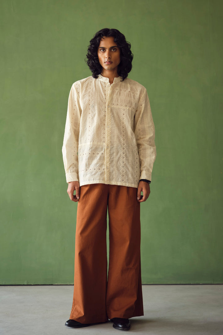 ZORA INDIE SHIRT-EMBROIDERED