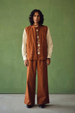 Load image into Gallery viewer, PACHO EMBROIDERED SET-INDIE RUST (SET OF 2)