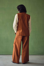 Load image into Gallery viewer, PACHO EMBROIDERED SET-INDIE RUST (SET OF 2)