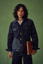 Load image into Gallery viewer, OLIVER CORDUROY JACKET - NAVY