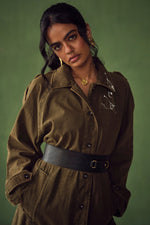 Load image into Gallery viewer, CRAY- MINIMALIST LEATHER BELT BLACK