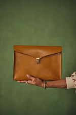 Load image into Gallery viewer, ROYCE LAPTOP SLEEVE- MUSTARD