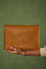 Load image into Gallery viewer, ROYCE LAPTOP SLEEVE- MUSTARD