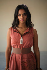 Load image into Gallery viewer, YORKSHIRE- MINIMALIST LEATHER BELT TAN