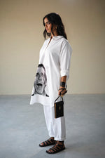 Load image into Gallery viewer, SCREAMER CO-ORD SET-WHITE