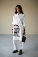 Load image into Gallery viewer, SCREAMER CO-ORD SET-WHITE