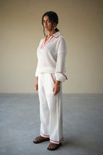 Load image into Gallery viewer, VOYLA CRUSHED COTTON SET -SUMMER WHITE