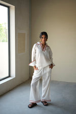 Load image into Gallery viewer, VOYLA CRUSHED COTTON SET -SUMMER WHITE