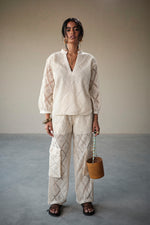 Load image into Gallery viewer, CRUISE VACATION TOP-COTTON NET