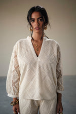 Load image into Gallery viewer, CRUISE VACATION TOP-COTTON NET