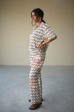 Load image into Gallery viewer, CROCHET VACATION SET-CHEVRON