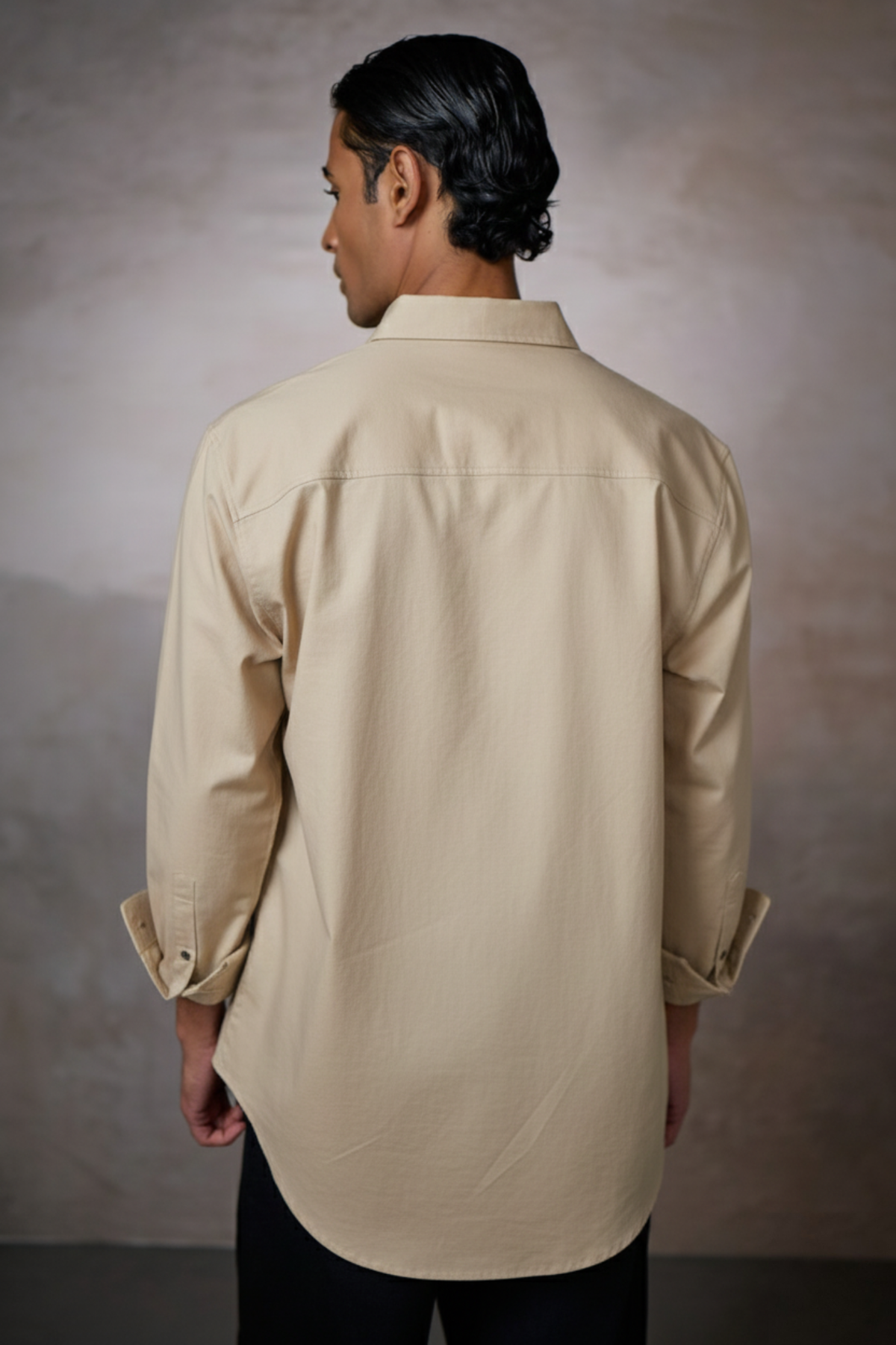 KALAKAAR EMBLEM SHIRT- BEIGE