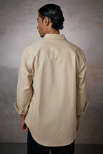 Load image into Gallery viewer, KALAKAAR EMBLEM SHIRT- BEIGE