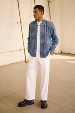 Load image into Gallery viewer, SHAYAR SET- INDIGO (SET OF 3)