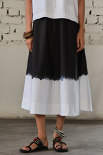 Load image into Gallery viewer, TONK DRIP SKIRT- BLACK