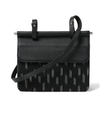 Load image into Gallery viewer, Sydney Shoulder Bag- Black Ikat
