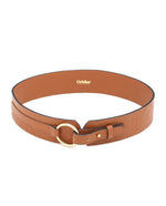 Load image into Gallery viewer, Route-Tan Leather Belt - October Jaipur