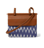 Load image into Gallery viewer, Sydney Shoulder Bag- Blue Ikat
