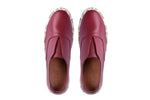 Load image into Gallery viewer, Sneakers- Maroon Marbling Leather - October Jaipur