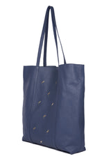 Load image into Gallery viewer, Leather Tote- Flamingo - October Jaipur