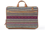 Load image into Gallery viewer, Laptop Bag- Red Durrie - October Jaipur