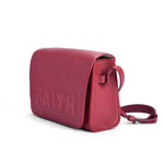 Load image into Gallery viewer, MAROON LEATHER SATCHEL-THE MUSE - October Jaipur