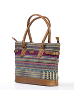Load image into Gallery viewer, Tote- Red Durrie - October Jaipur