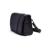 Load image into Gallery viewer, BLACK LEATHER SATCHEL- THE MUSE - October Jaipur