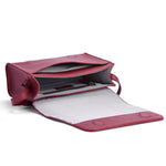 Load image into Gallery viewer, MAROON LEATHER SATCHEL-THE MUSE - October Jaipur