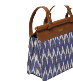 Load image into Gallery viewer, Sydney Shoulder Bag- Blue Ikat