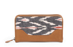 Load image into Gallery viewer, Brick Wallet- Grey Ikat - October Jaipur