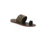 Load image into Gallery viewer, Vanshika Slippers- Black - October Jaipur