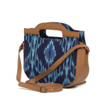 Load image into Gallery viewer, CRESCENT BLUE IKAT SLING - October Jaipur