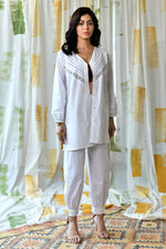 Load image into Gallery viewer, Holly Shirt Set-White