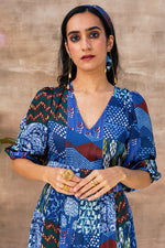 Load image into Gallery viewer, INDIGO BACKLESS DRESS